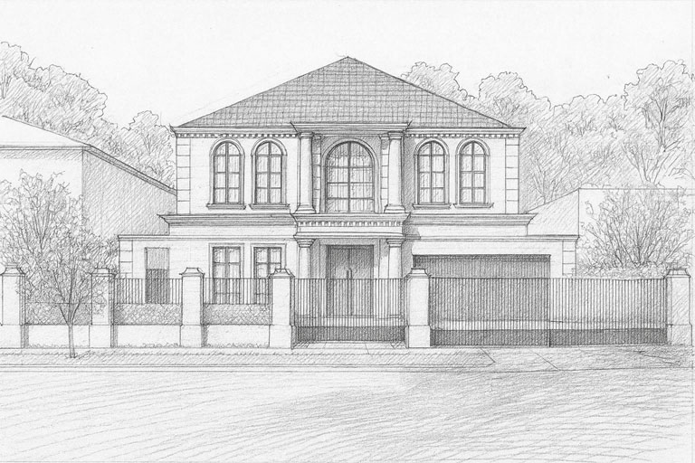 New home build design and DA application - Sydney House Design & Interior Design - custom home designer Sydney Lower North Shore