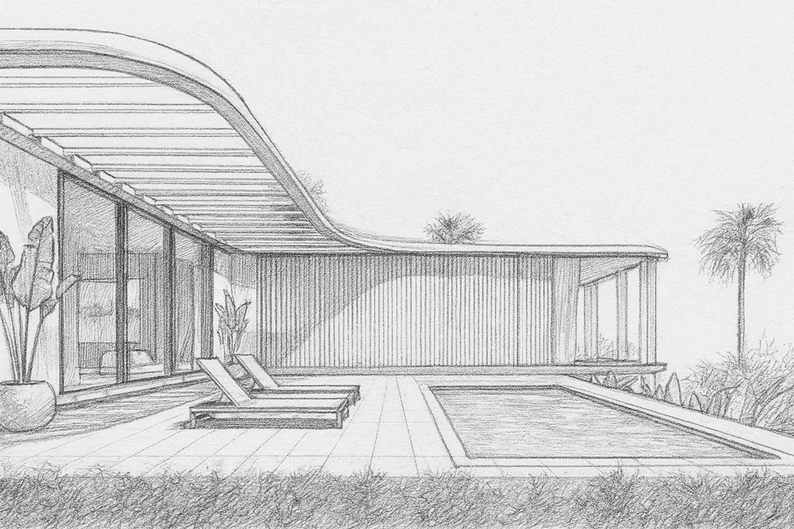 Pool and landscape design plans - Sydney House Design & Interior Design - pool designer Sydney Lower North Shore